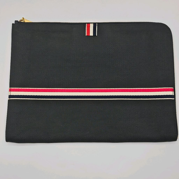 정품 톰브라운 패브릭 클러치백--1