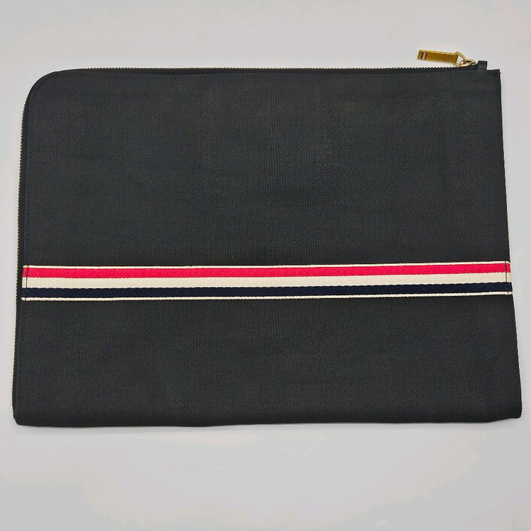 정품 톰브라운 패브릭 클러치백--2