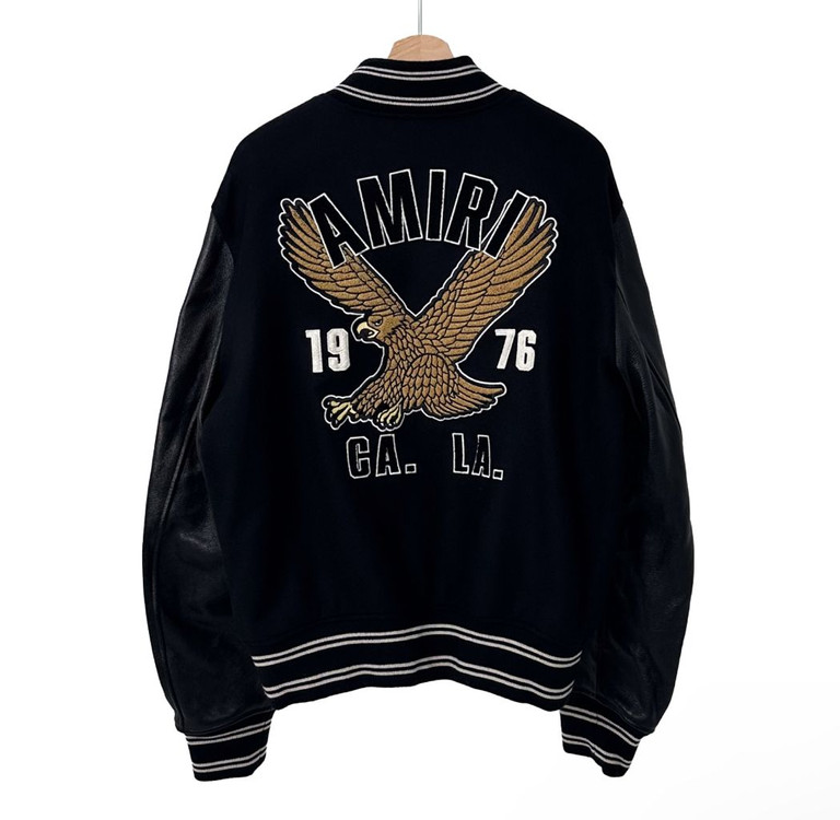[XL] AMIRI 아미리 24ss 남성 LA 이글 바시티 봄버 자켓--2