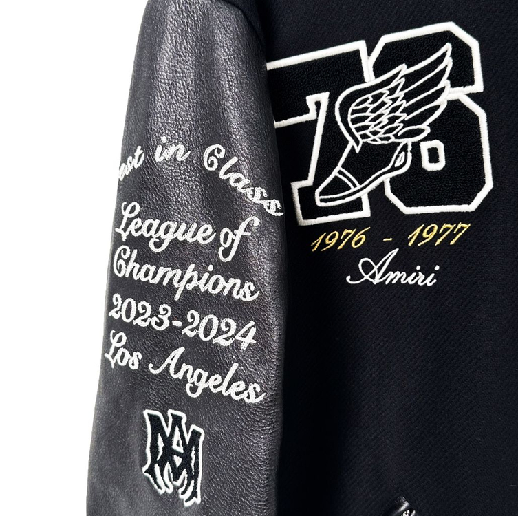 [XL] AMIRI 아미리 24ss 남성 LA 이글 바시티 봄버 자켓--3
