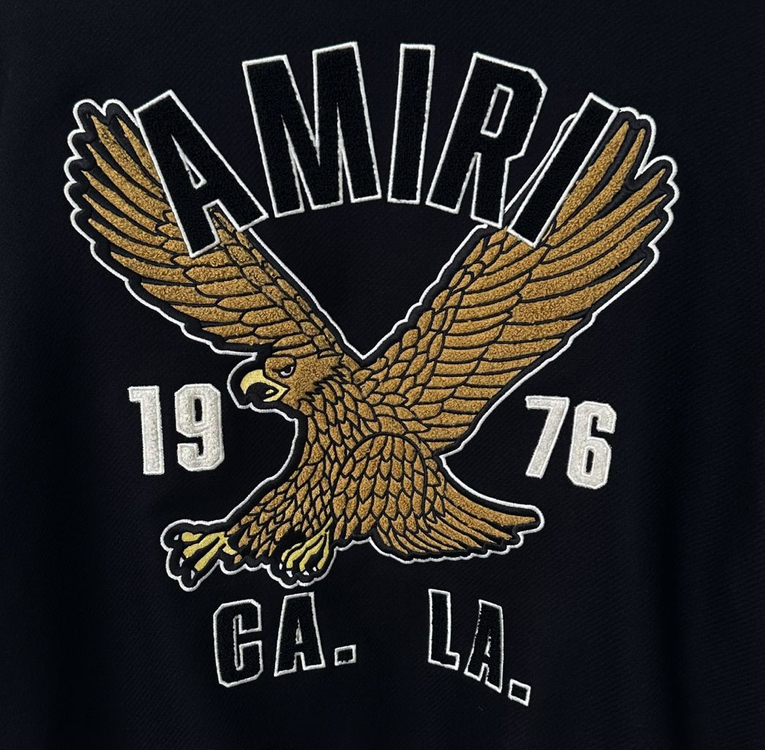 [XL] AMIRI 아미리 24ss 남성 LA 이글 바시티 봄버 자켓--5