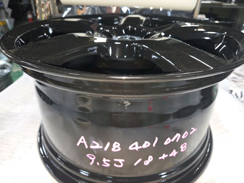 벤츠 CLS a218 18인치 순정휠 분체블랙유광 도장복원 휠--6