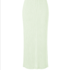 이세이미야케 해칭스커트 민트 1사이즈