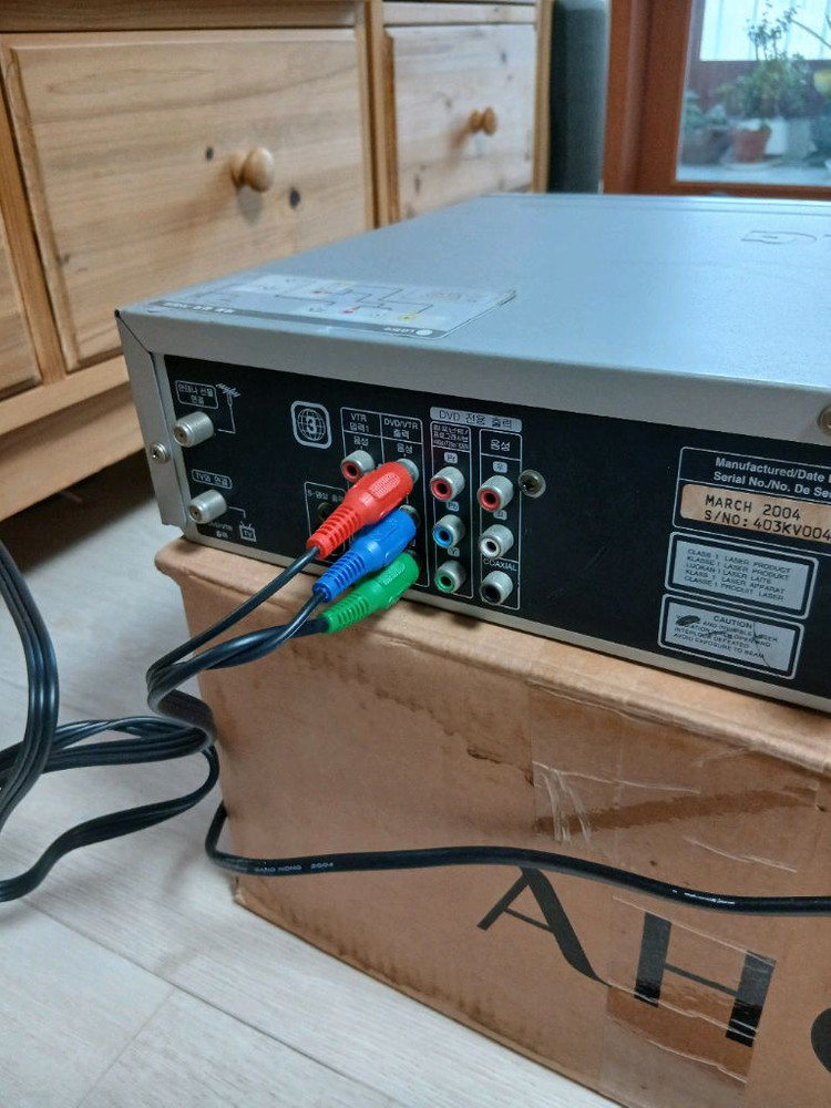 LG DVD VCR 콤보 (판매완료)--5