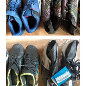 7켤레 남자 축구화 운동화 장갑 가방 전부다 저렴하게 처분해요 ㅠㅠ