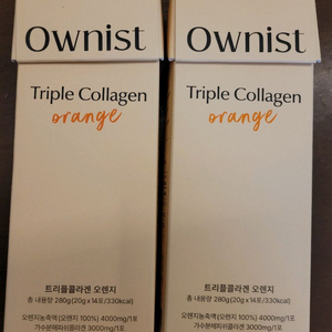 새상품 오니스트 오렌지 콜라겐팝니다