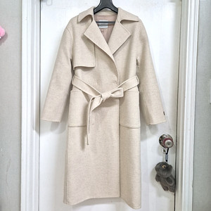 클리지 울&캐시미어 혼방 롱코트