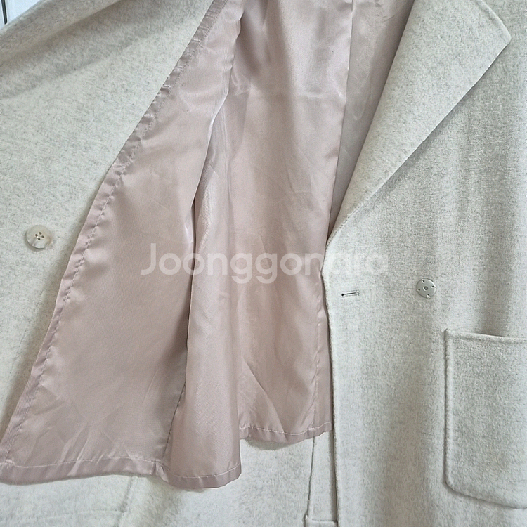 클리지 울&캐시미어 혼방 롱코트--5