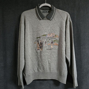 임페리얼 남성 순모 니트티 105