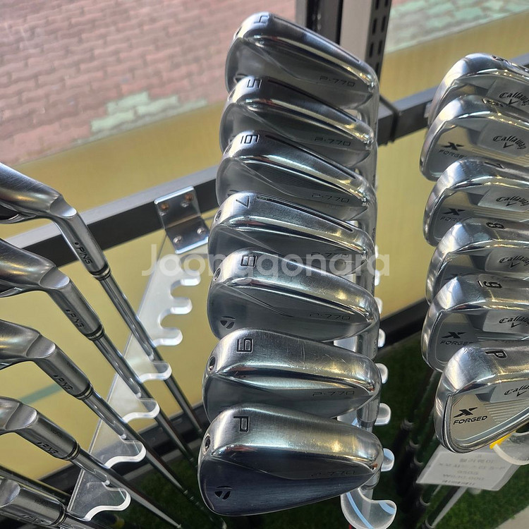 중고골프채 테일러메이드 P770 남성용 중고 아이언 풀세트 4-P 7i--3