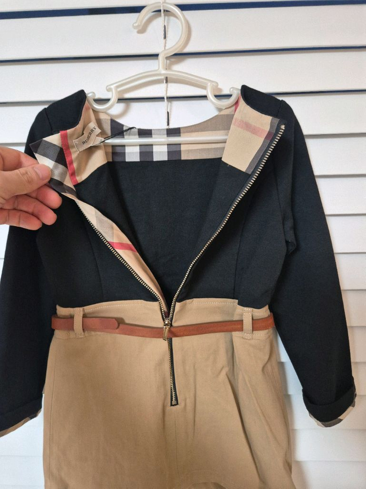 새상품)버버리 키즈 긴팔 원피스 4y--4