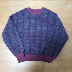 컨츄리파우더 오버핏 보온 맨투맨 M