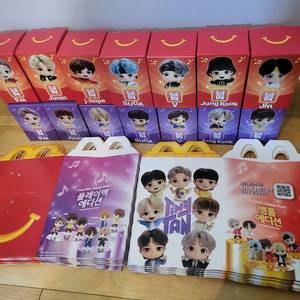 맥도날드 해피밀 bts 전체 14종 판매합니다. 새제품 이미지