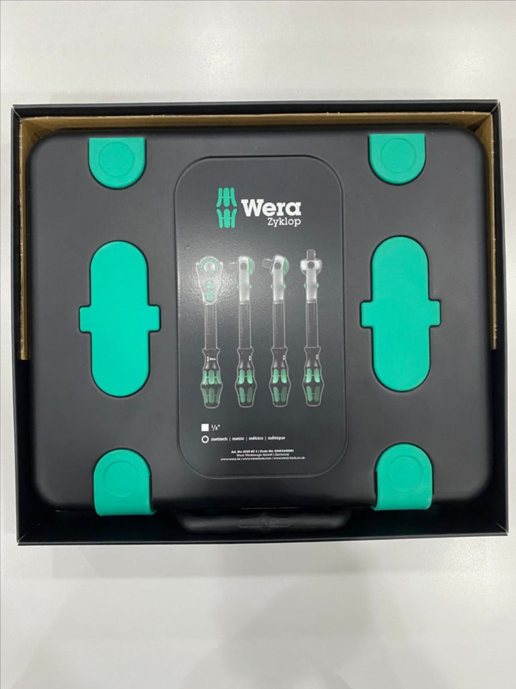 Wera 8100 SC2 Zyklop 스피드 라쳇 세트 1/2--1