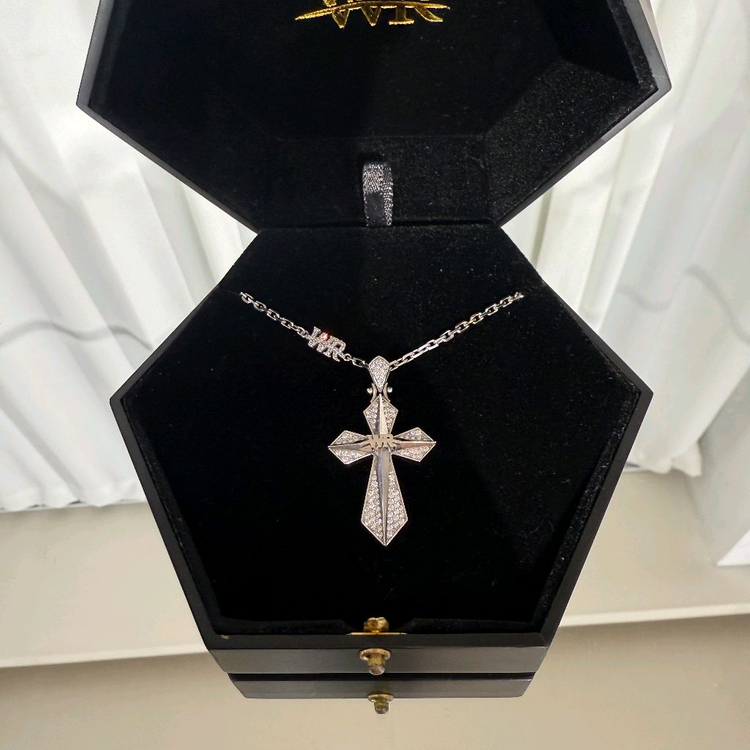 워치링 CR 풀다이아 목걸이 S사이즈--1