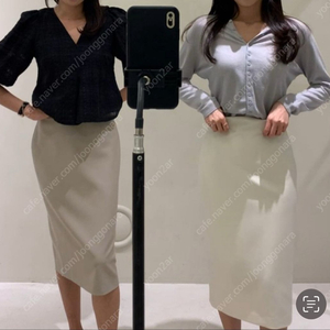 시에 sie 라인 하이라이즈 스커트[크림/s]