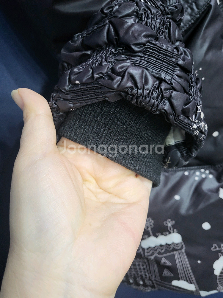 폭스 덕다운 벨트패딩--3