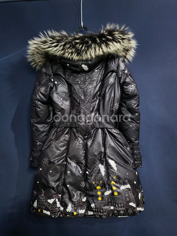 폭스 덕다운 벨트패딩--7