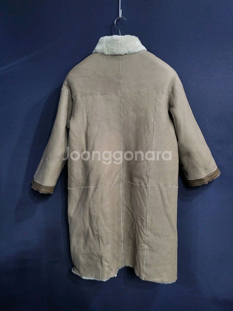 쁘렝땅 리버시블 핸드메이드 양모 양가죽 9부 무스탕(새상품)--5