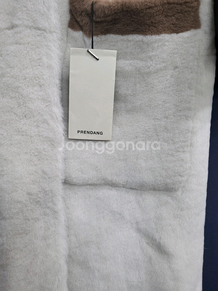 쁘렝땅 리버시블 핸드메이드 양모 양가죽 9부 무스탕(새상품)--6