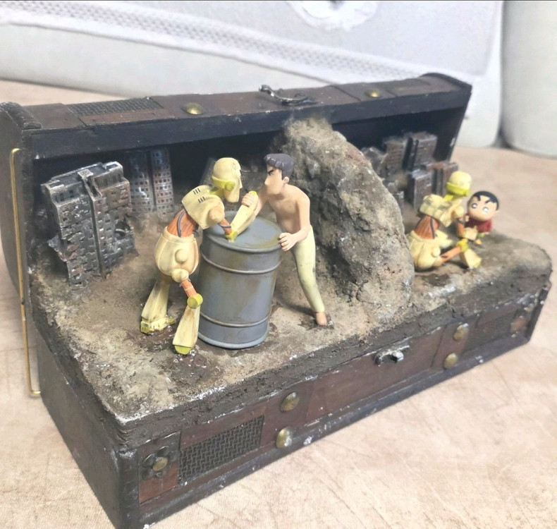 짱구 로봇아빠 디오라마--2