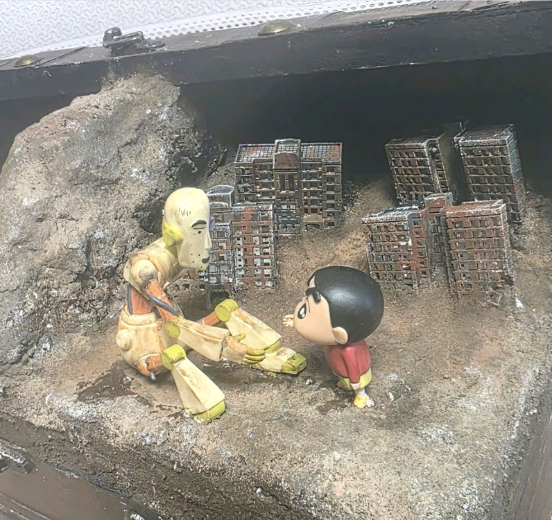 짱구 로봇아빠 디오라마--4