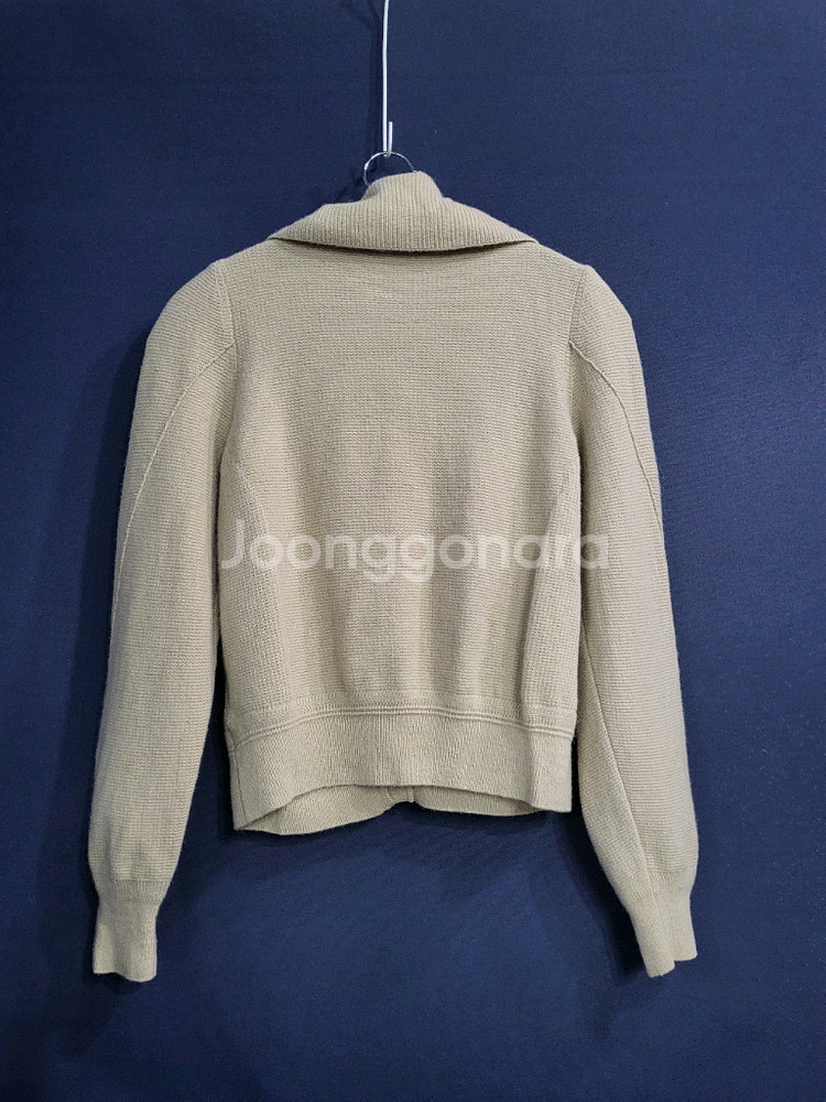 주크 빅카라 캐시미어 크롭 가디건--5