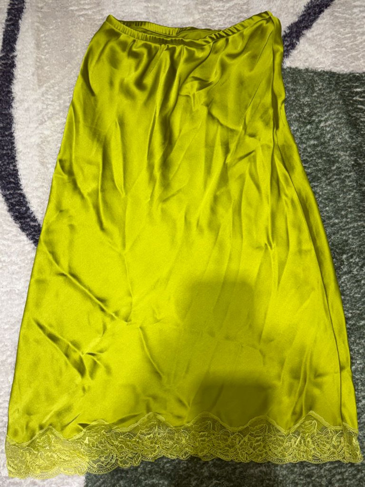 새틴레이스스커트--1