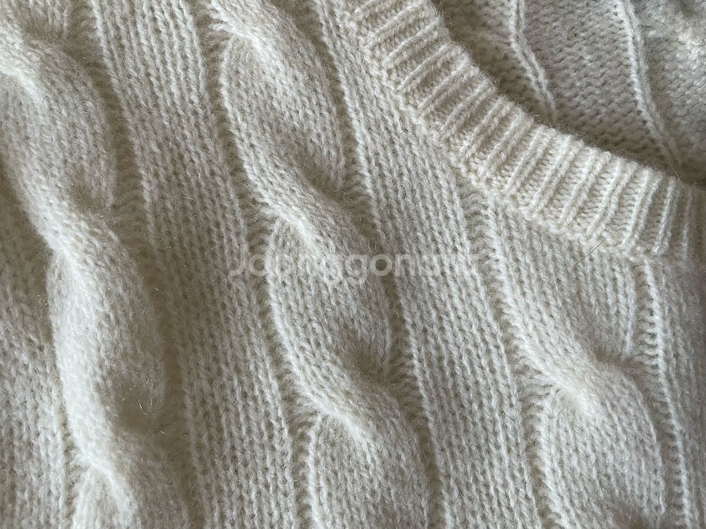 정품 새상품 폴로 랄프로렌 캐시미어 케이블니트 사이즈M--3