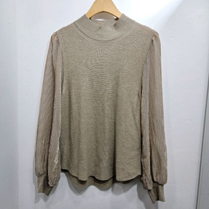 메르헨(Marchen)시스루 캐시울 니트 블라우스