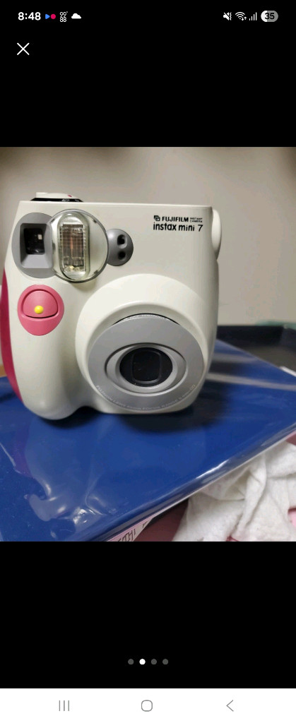 후지필름 Instax Mini 7 미니사이즈 폴라로이드 즉석카메라 이미지