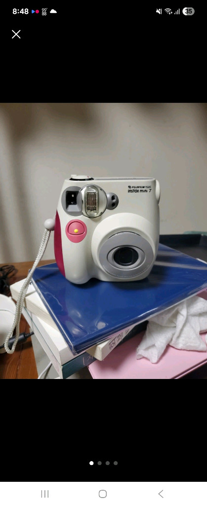 후지필름 Instax Mini 7 미니사이즈 폴라로이드 즉석카메라 이미지