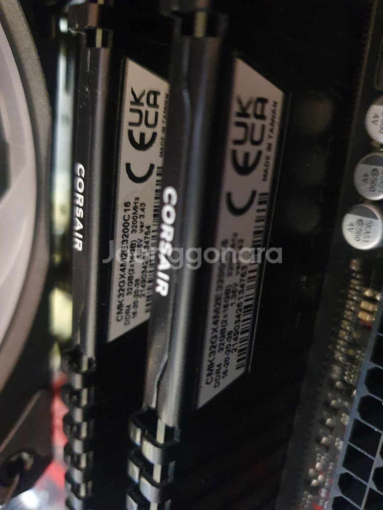 5600x + EX A320M + 커세어 DDR4 32GB 택포 45만--6