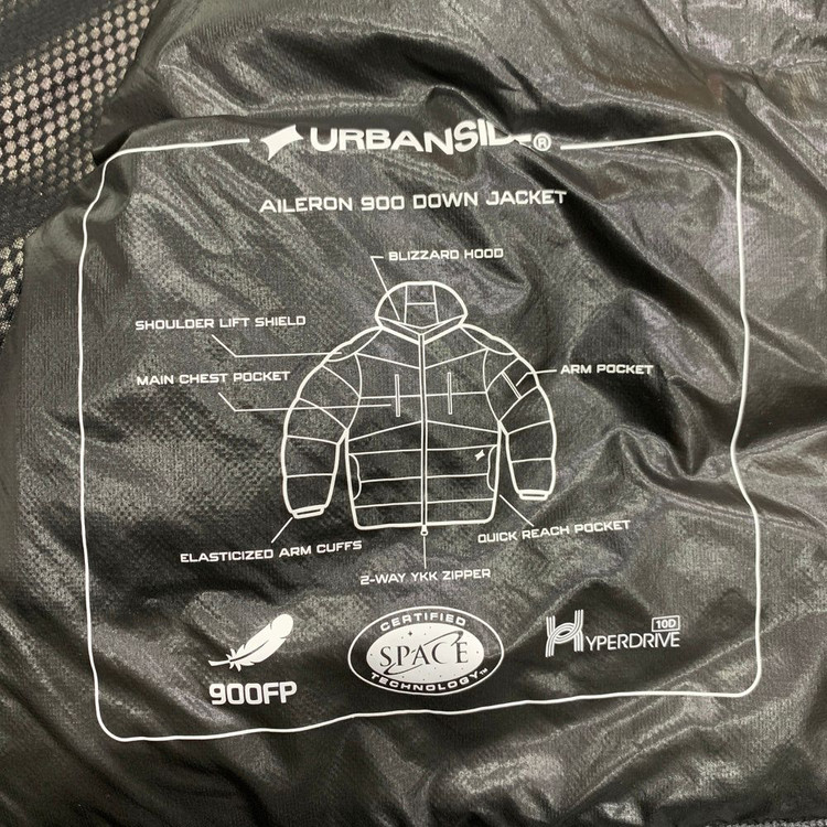 어반사이드 공용 올리브 그레이 에일러론 900 울트라라이트 거위털 구스다운 패딩재킷 (S) 이미지