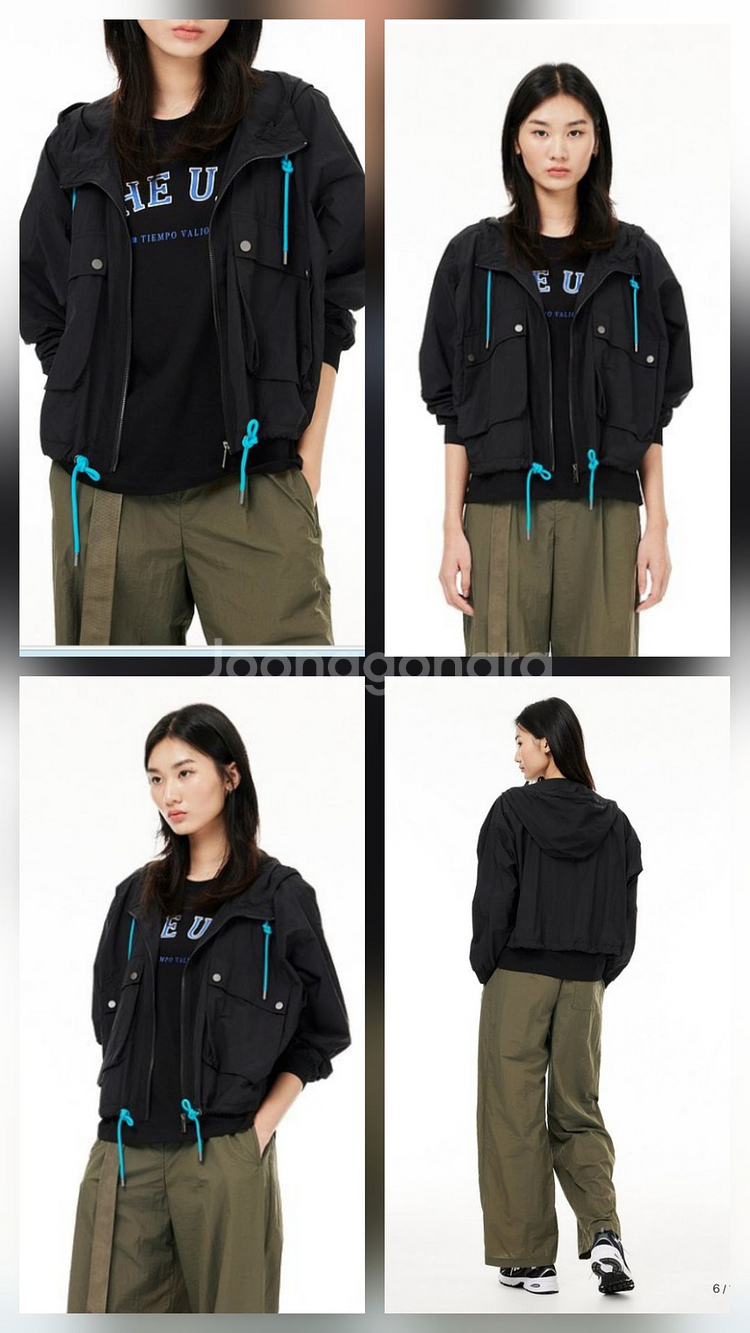 보브 VOV 컬러풀 스트링 오버핏 점퍼 프리사이즈--2