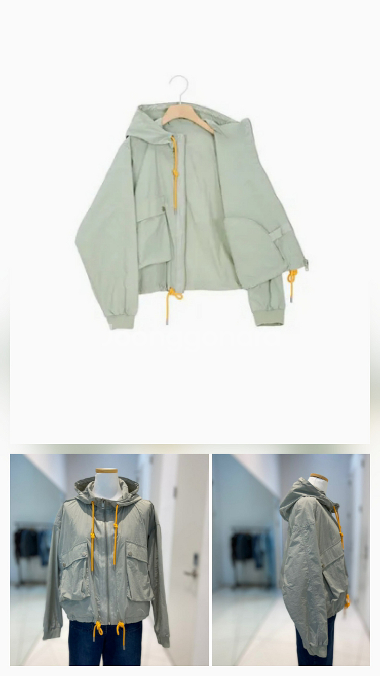 보브 VOV 컬러풀 스트링 오버핏 점퍼 프리사이즈--1