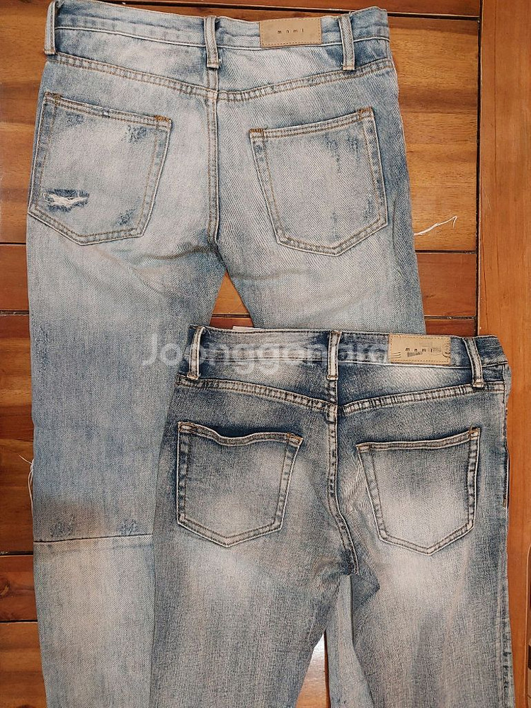 mnml 연청 데님 29 28 사이즈 두 벌 일괄 택포3만4천원--1