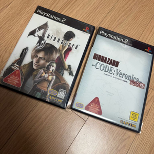 PS2 바이오하자드4 + 바이오하자드 코드베로니카 완전판 이미지