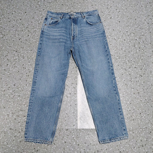 ZARA 자라 남성 배기핏 연청 데님 34 팝니다/ 청바지 워싱진