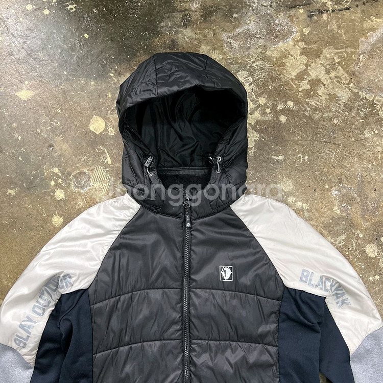 55) 블랙야크 후드 패딩자켓--1