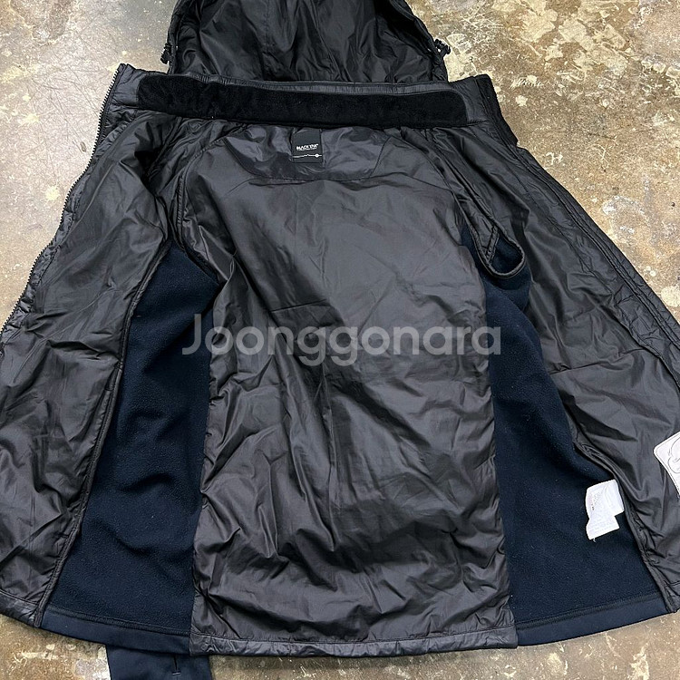 55) 블랙야크 후드 패딩자켓--2