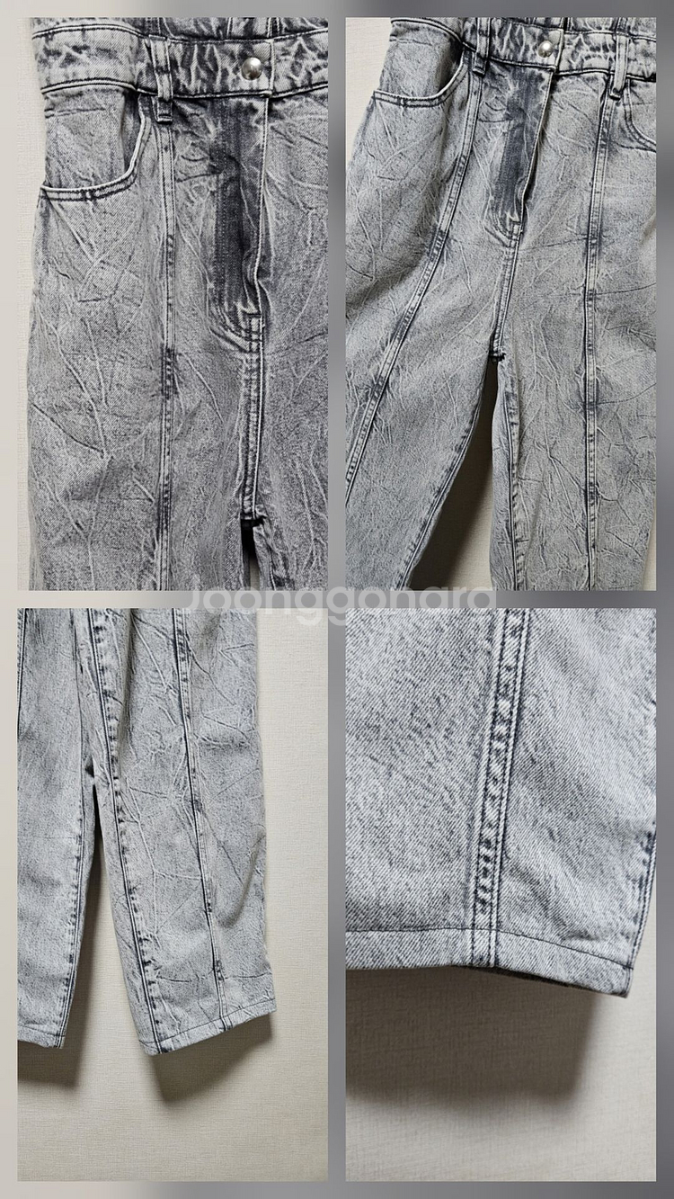 이로 IRO 데님 점프수트 34사이즈--4