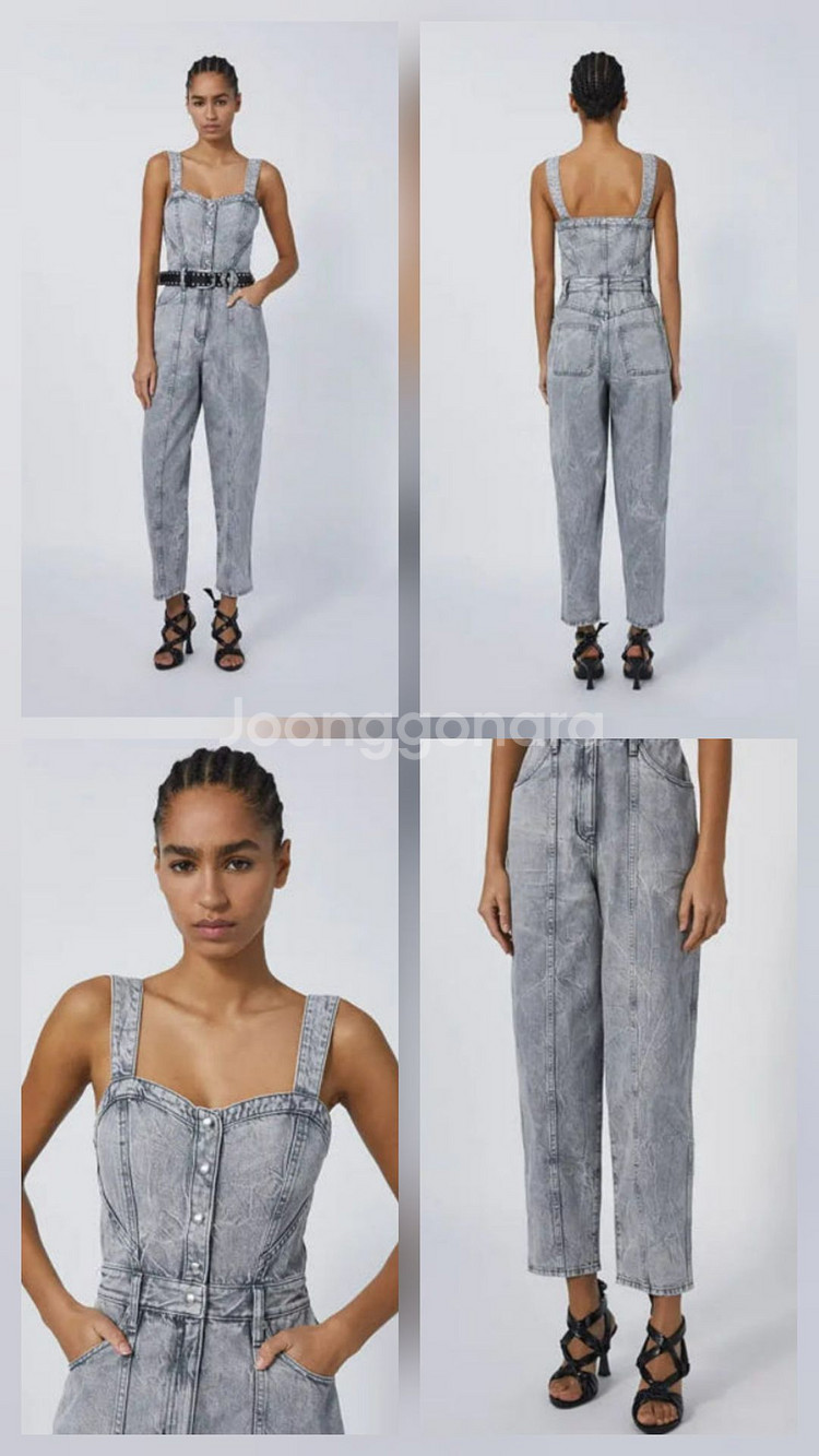 이로 IRO 데님 점프수트 34사이즈--1