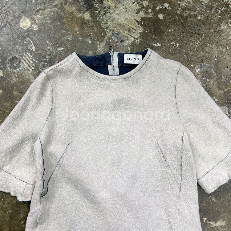 82) 한섬 마인 블라우스 미니원피스--2