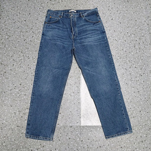 ZARA 자라 남성 배기핏 중청 데님 34 팝니다/ 청바지 워싱진