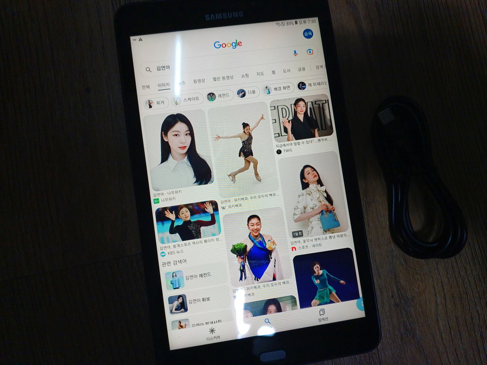 삼성 갤럭시 탭 A SM-T385L 전화가능 8인치 태블릿 이미지