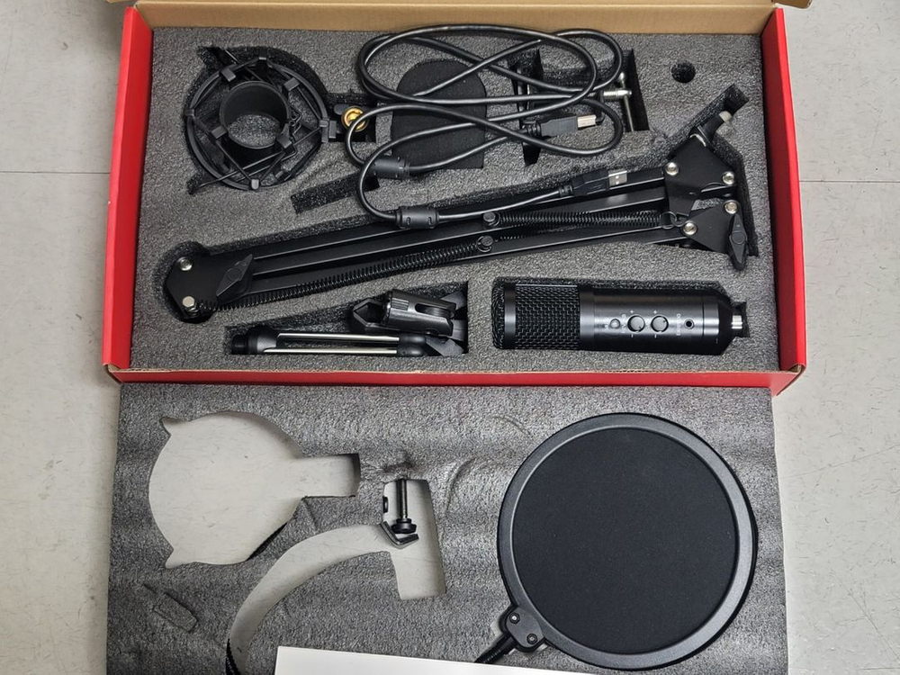 HTDZ HT-81A 콘덴서 샷건 마이크 Blue Yeti 블루 예티 제닉스 PURE LIVE USB 마이크 이미지