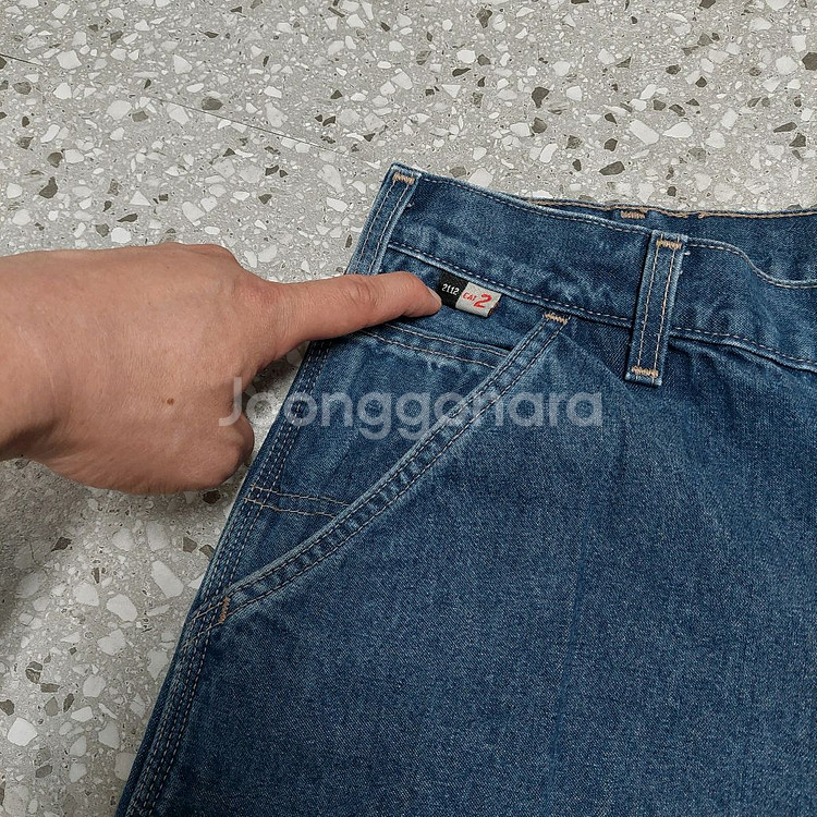 칼하트 FR 카펜터 팬츠 38 팝니다/ 청바지 데님 워크웨어 페인터팬츠 더블니--2