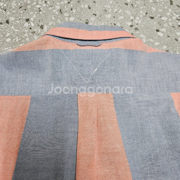 90s 타미힐피거 스트라이프 옥스포드 셔츠 L 팝니다/ 빈티지 폴로 크레스트--6