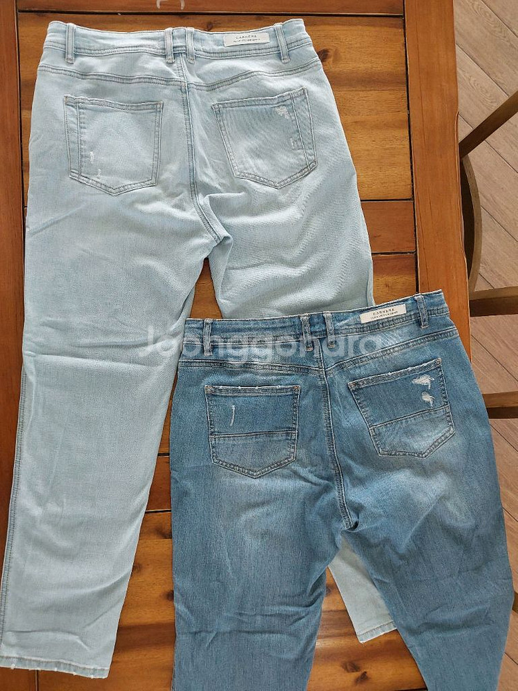 이테리 Carrera 데님 여성 청바지 2벌 일괄판매 (29인치) 택포 2만4천원--1